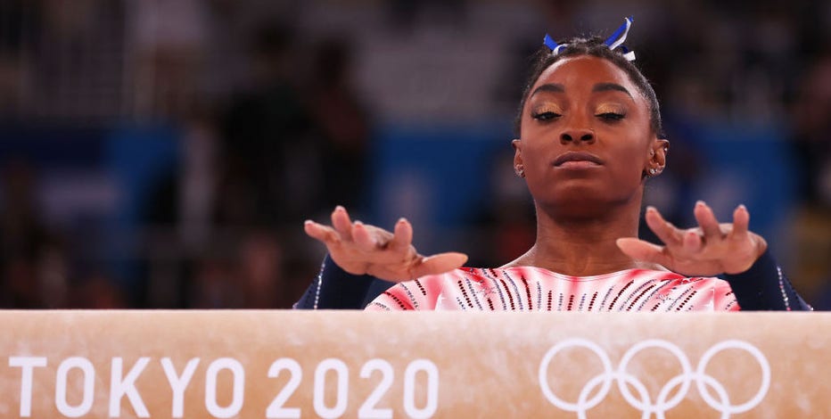 Simone Biles returns to Olympic competition, wins bronze on beam