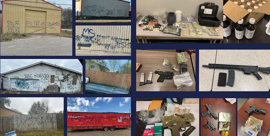 Fort Bend County's anti-gang operation leads to dozens of arrests, weapon & drug seizures