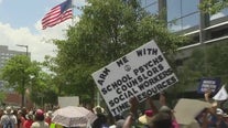 More than 500 Houston demonstrators took to streets in March for Our Lives protest