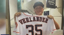 Astros fan receives signed Verlander jersey in exchange for home run baseball