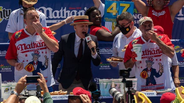 The secret to winning the annual Nathan's Hot Dog Eating Contest could be the weather