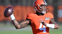 Cleveland Browns quarterback Deshaun Watson dodges non-football questions after NFL suspension