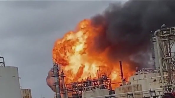Fire extinguished at INEOS in Pasadena, officials say; 1 taken to hospital