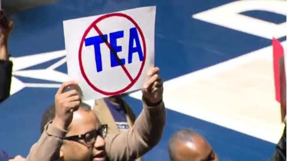 TEA meetings end with Houston community members in uproar