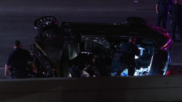 Child hurt in Houston crash on East Freeway after father involved in chase: HPD