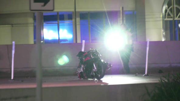 Katy Freeway motorcycle crash in west Harris County leaves 1 dead, others hospitalized