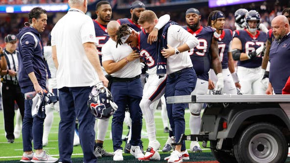Houston Texans WR Tank Dell out with season ending injury