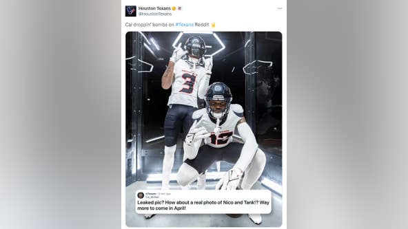Texans' Cal McNair previews new uniforms for upcoming season on Reddit