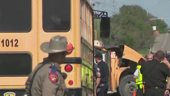 Texas school bus crash: 1 boy, 1 man killed in Bastrop County crash; 53 people evaluated