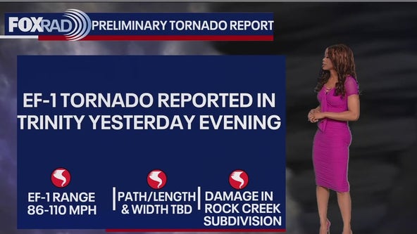 Houston weather: EF-1 tornado confirmed in Trinity County after Sunday storms