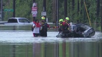 Houston flooding: Water rescues in the Cleveland, Huffman area
