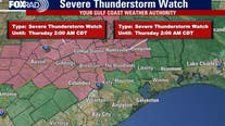 Houston weather: Severe Thunderstorm Watch issued for counties north of Houston