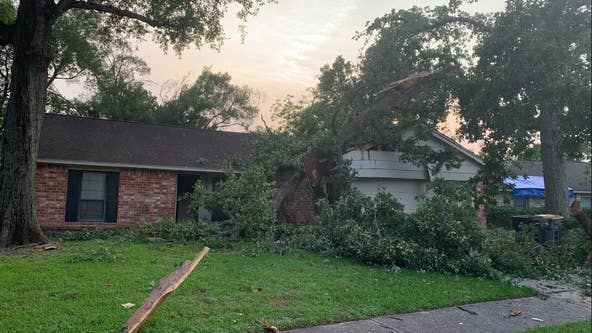 Teenager injured after tree crashes into Spring home