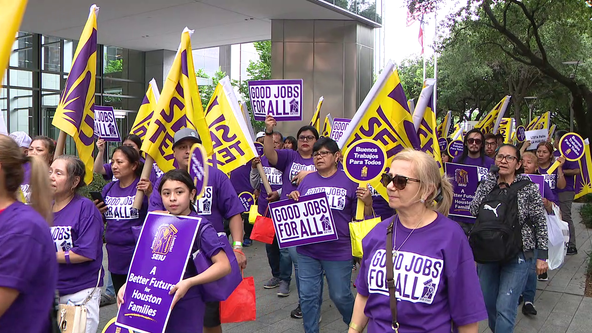 Houston janitors vote to authorize strike for higher wages, benefits