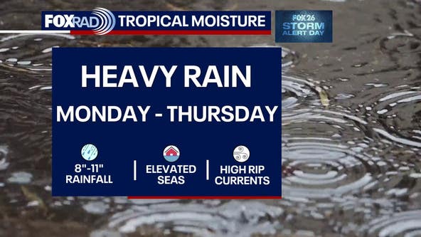 Houston weather: Heavy rain possible most of this week, check the latest forecast