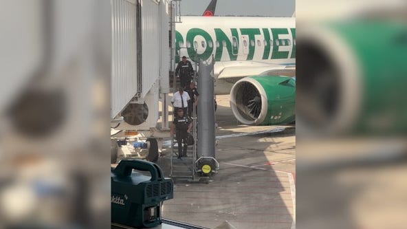 Frontier Airlines pilot arrested aboard plane at Houston's Bush Airport