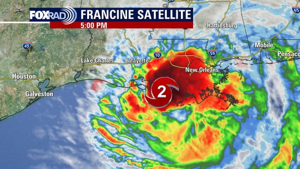 LIVE: Hurricane Francine tracker | Storm makes landfall in Louisiana as Category 2 hurricane