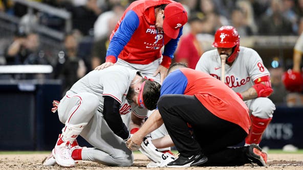 Phillies Bryce Harper on injured list with broken thumb, no date for return