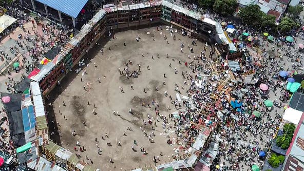 Colombian bullfight ends when stand collapses, killing at least 4