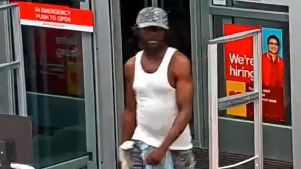 Police: Man sought after using toy handgun during Target robbery in Center City