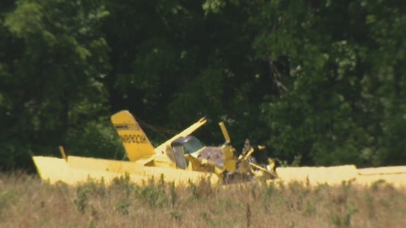 Single-engine crop duster makes emergency landing in Cumberland County field, pilot hospitalized
