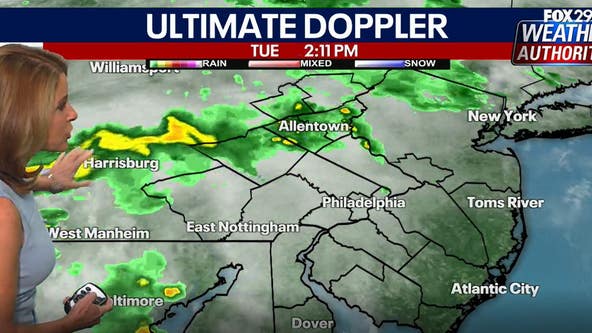 Weather Authority: Muggy Tuesday morning ahead of evening pop-up thunderstorms