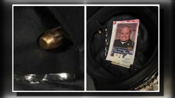 Philadelphia July 4th shooting: Police chaplain funeral card found with bullet lodged in officer's hat