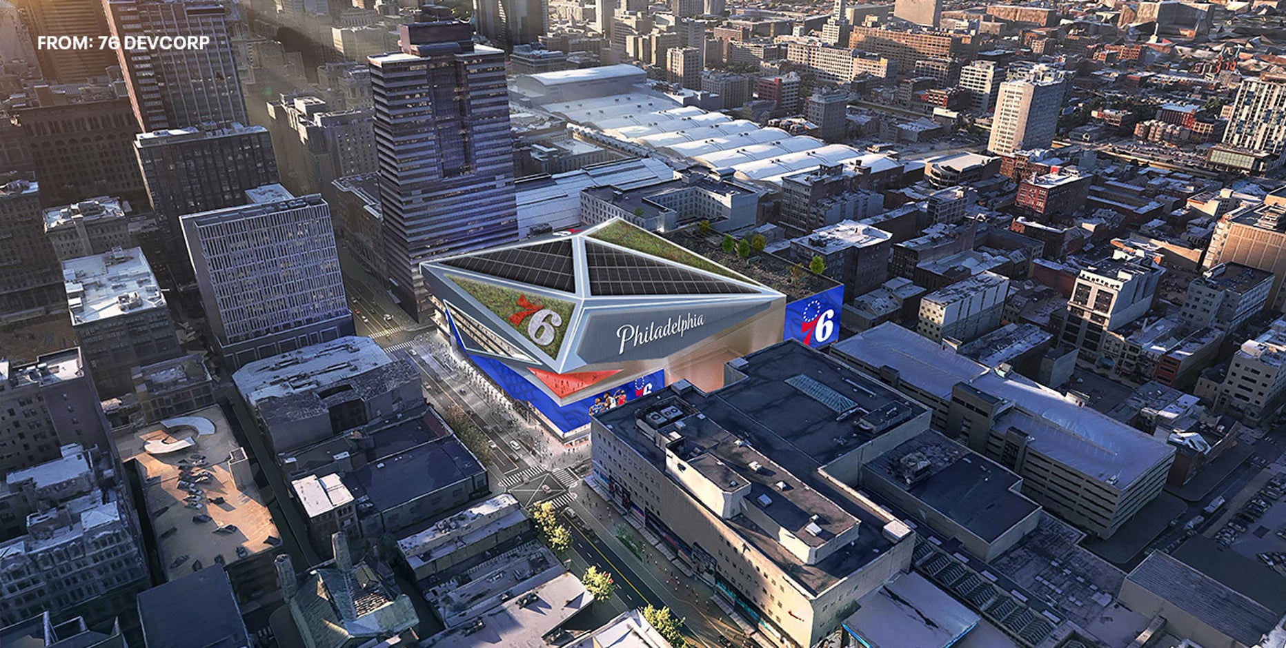76 Place: Philadelphia 76ers announce plan to develop new privately-funded arena in Center City
