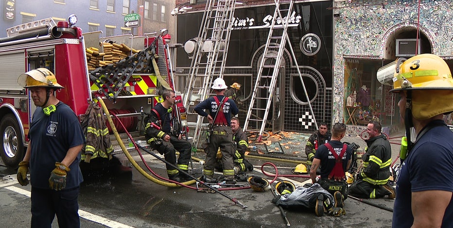 Jim's Steaks fire: Firefighters get multi-alarm fire under control after four hours