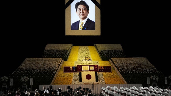 Japan’s ex-leader Shinzo Abe honored at controversial state funeral