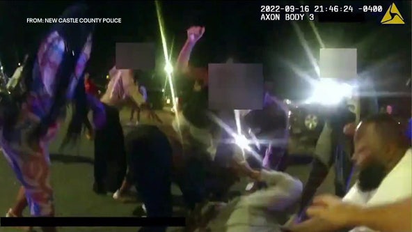 Police release body cam video, 911 calls from massive fight at Brandywine High School football game