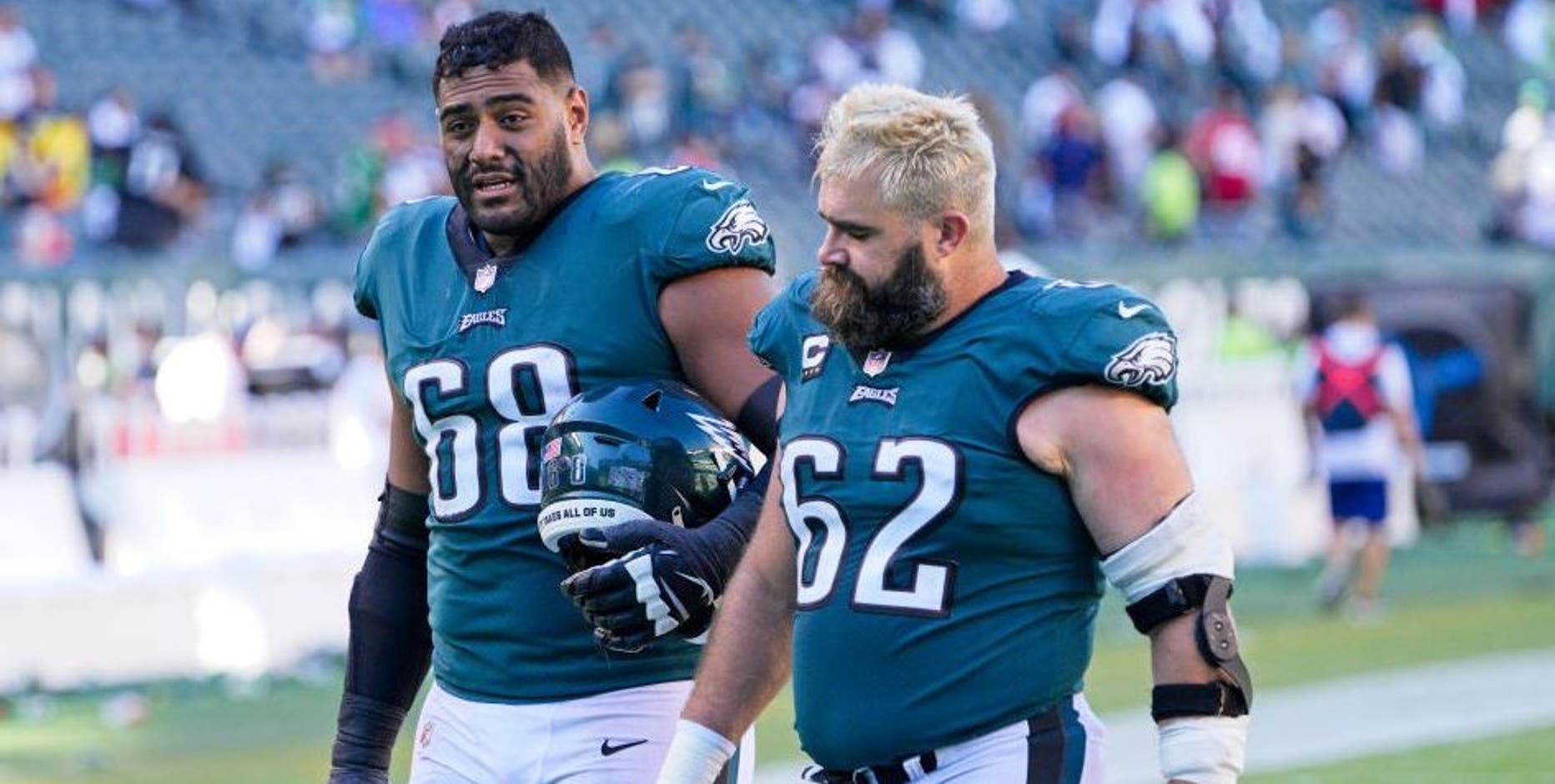 Eagles linemen set to release first single from holiday album 'A Philly Special Christmas'