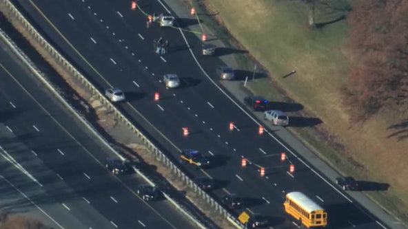Officials: School bus struck by gunfire, I-95 closed after police pursuit near Newark, Delaware