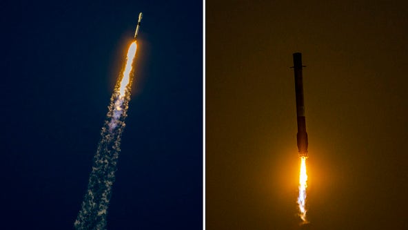 SpaceX blasts another batch of internet satellites into orbit -- for a competitor
