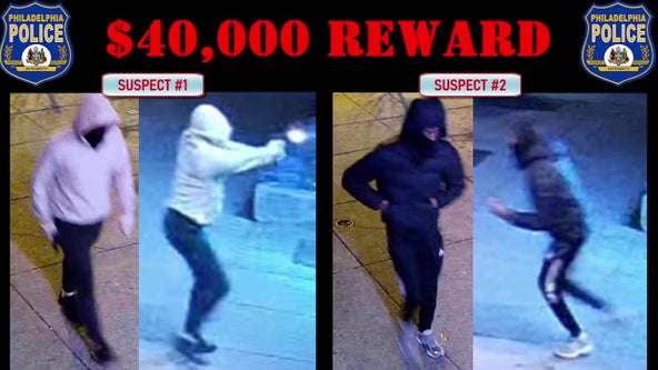 Video: 2 suspects sought, $40K reward offered in Kingsessing triple shooting that killed 2 people