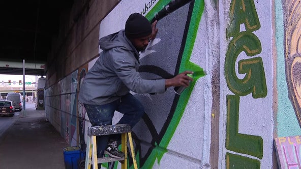 'I can affect change': Local artist shares deeper meaning behind Philadelphia sports murals