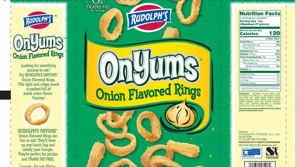 Onion rings snack sold at Dollar Tree stores recalled over undeclared allergen