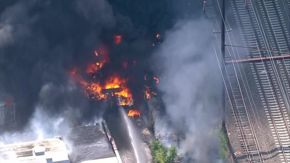 Spate of destructive junkyard fires in Philadelphia 'certainly not normal', fire dept. says