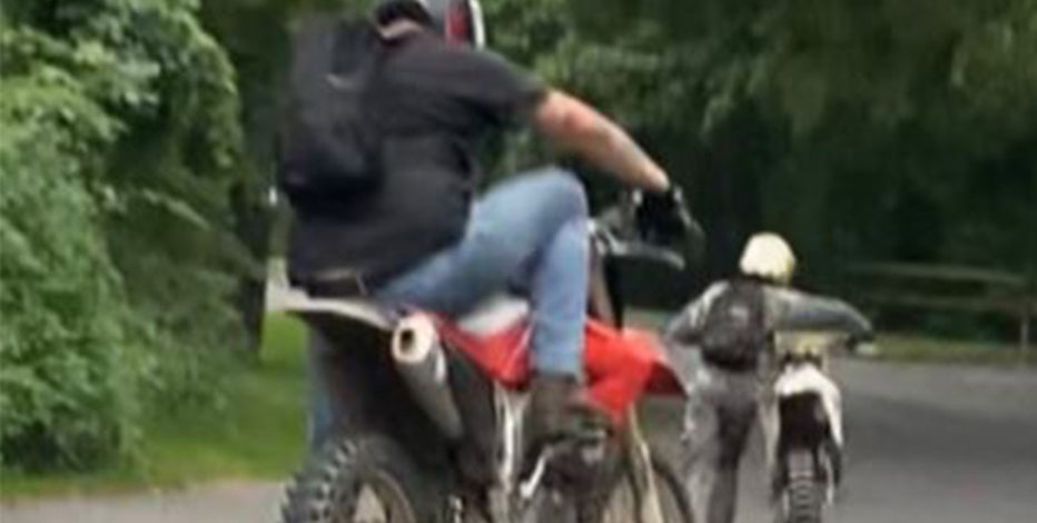Dirt bike rider 'intentionally' hit pedestrian, ran him over twice in Bucks County: police