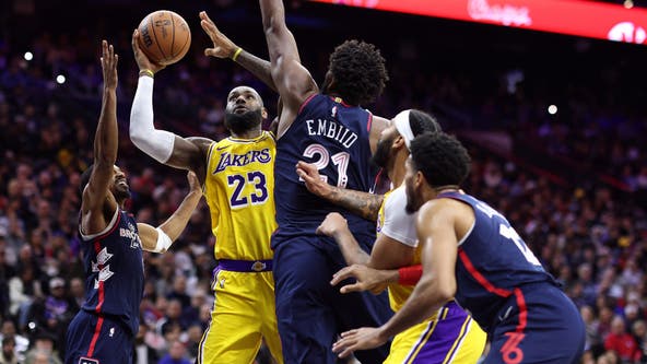 LeBron James suffers worst defeat in NBA career as Embiid, 76ers rout Lakers by 44 points