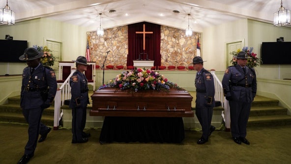 LIVE: Funeral service, procession happening now former first lady Rosalynn Carter
