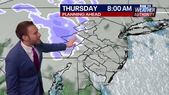 Winter weather: Snow showers across Delaware Valley to end with flurries in Philadelphia