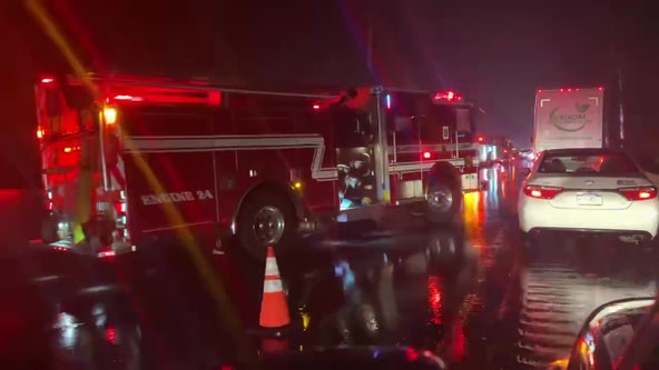Portions of I-76 eastbound, westbound closed due to flooding, debris in surrounding Philadelphia area