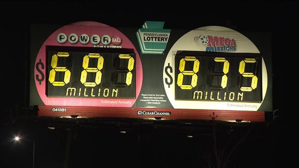 Pennsylvania Lottery shuts down ticket sales Tuesday ahead of $875M Mega Millions drawing