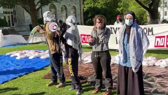 Pro-Palestine protesters removed from Emory University campus Thursday morning