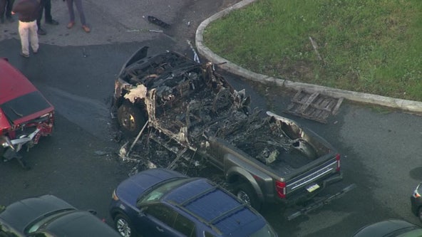Several cars torched at Pennsylvania State Police impound lot in Philadelphia