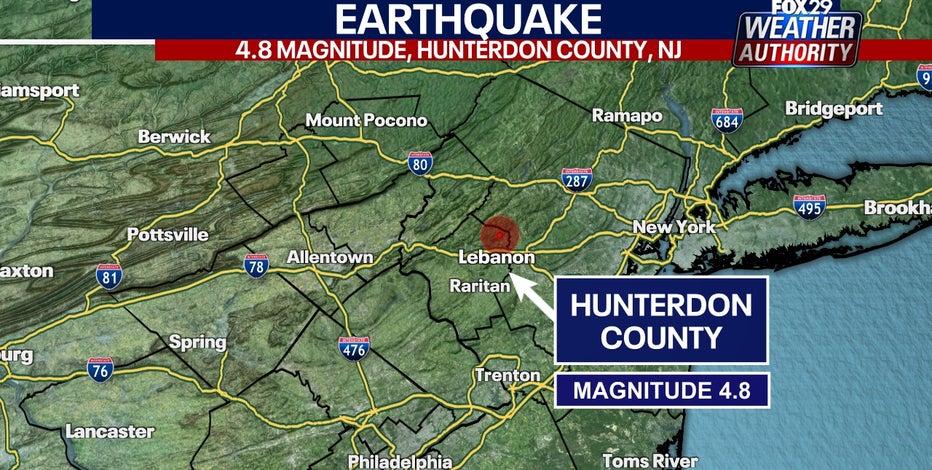 New Jersey Earthquake: 4.8 magnitude quake rattles from Philadelphia to NYC