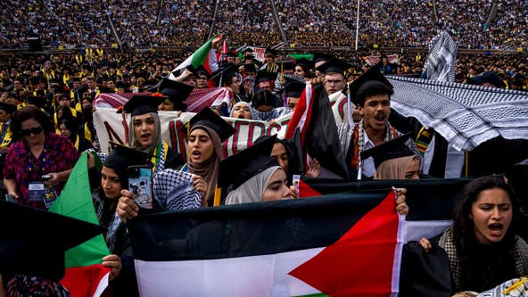 University of Michigan commencement interrupted by Pro-Palestine protesters