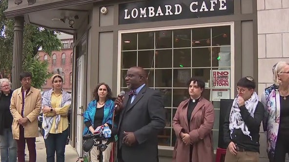 Vandals strike Arab-owned Philly coffee shop prompting peaceful rally in support of owner