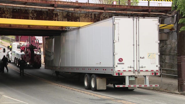 Tractor-trailer hits Delco rail bridge again, despite warnings; officials struggle for solutions